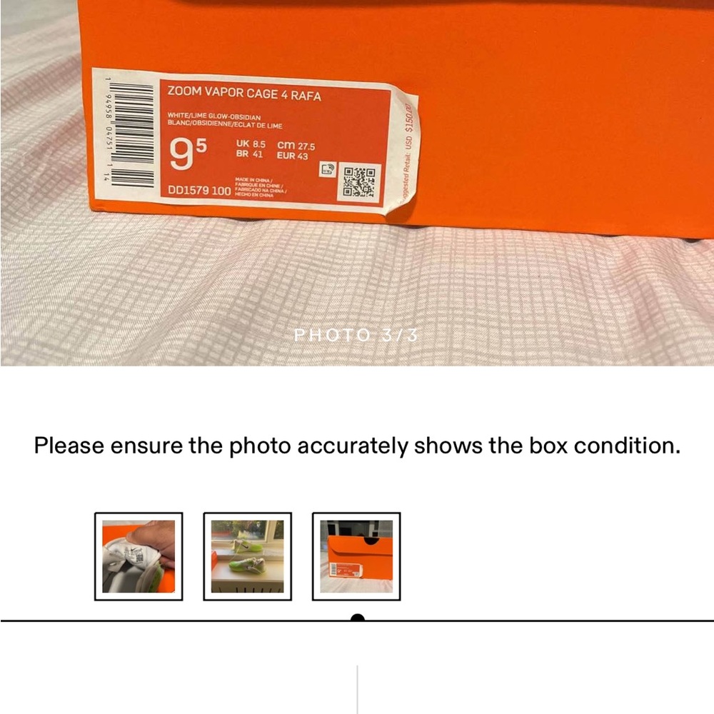 Nike Rafa Zoom Vapor Cage